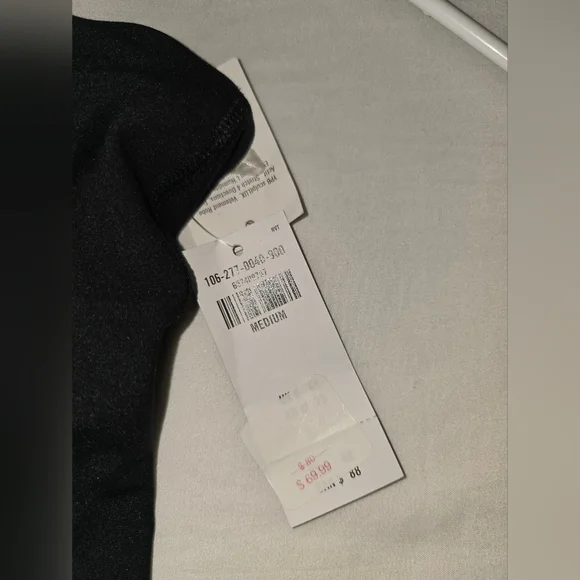 Abercrombie YPB Active One Shoulder Black Dress Medium Strappy Back NWT - Picture 4 of 4